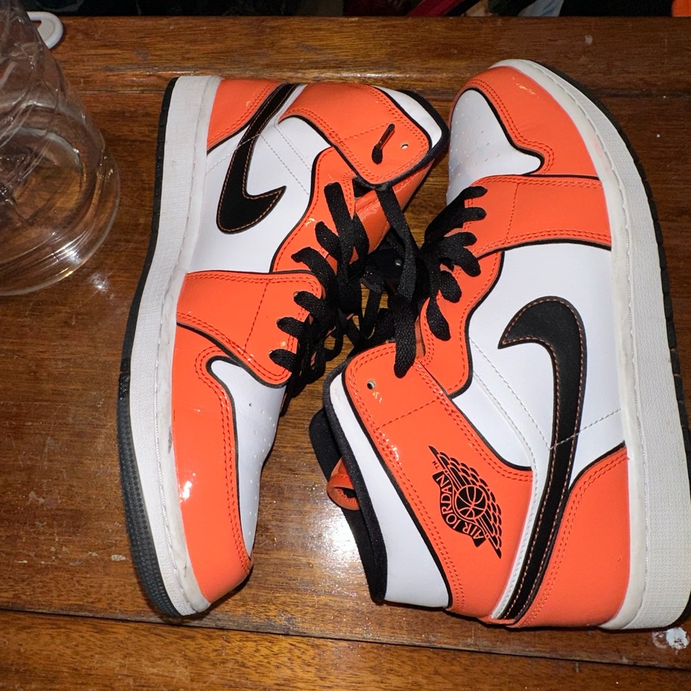 Nike Air Jordan 1 Mid SE Turf Orange 11 Men’s - Picture 4 of 10